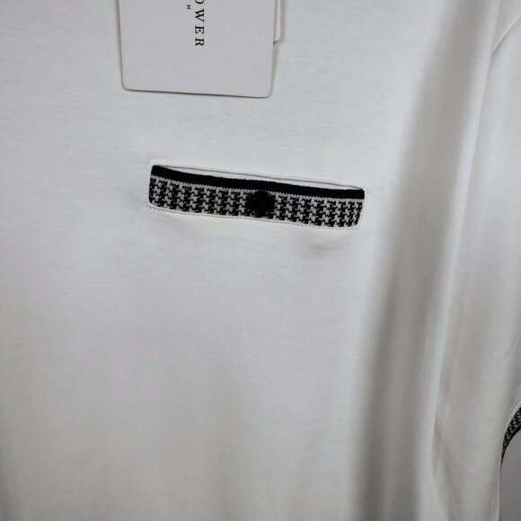 Denim & Flower Ricky Singh Men's XL White Short Sleeve T-Shirt NWT - Picture 5 of 9